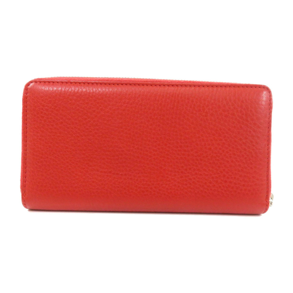 Gucci Bamboo Embossed Wallet Long Calfskin Black